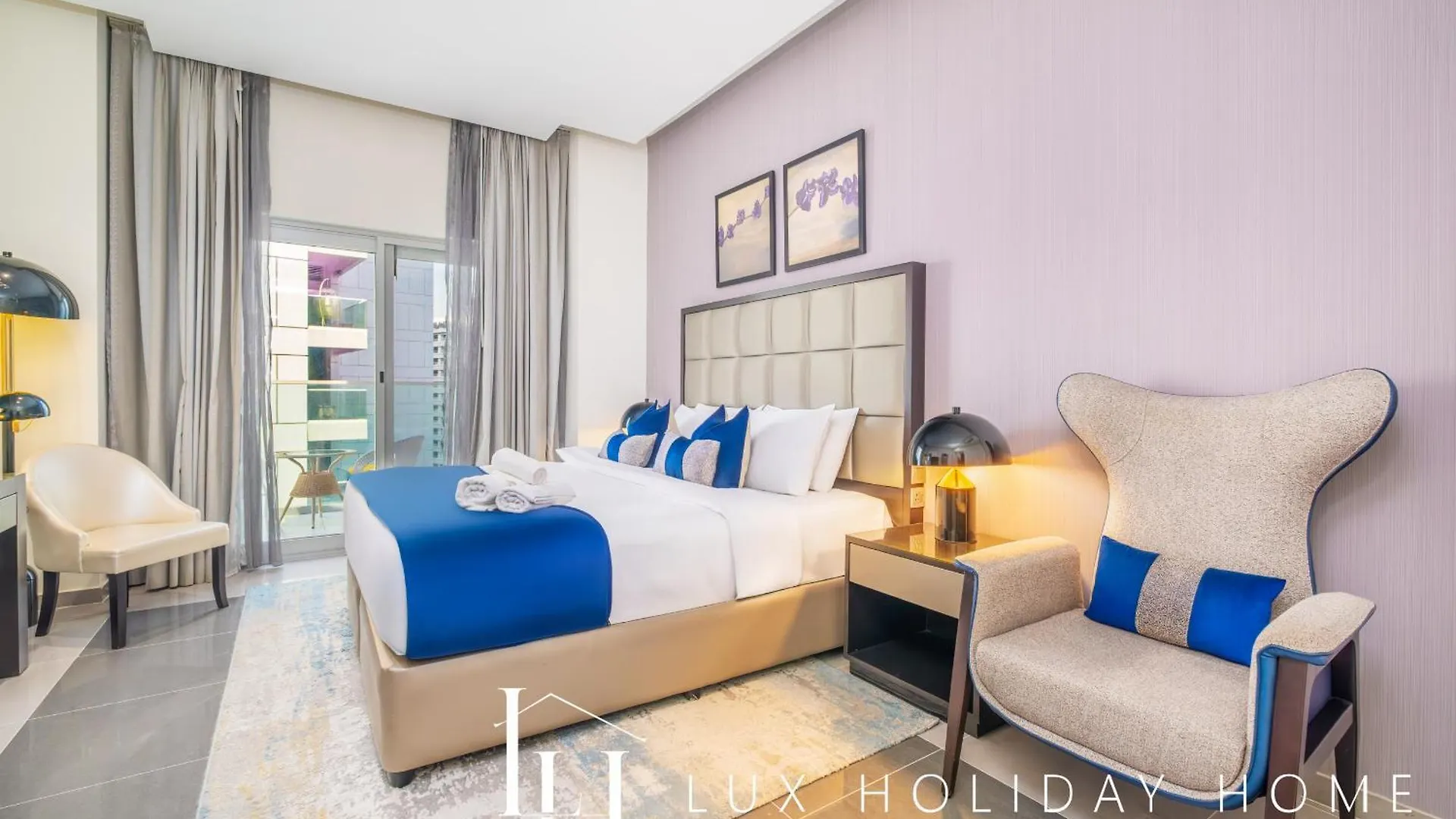 شقة Lux The Majestine Burj Khalifa View Studio دبي الإمارات العربية المتحدة